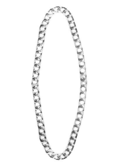 Silver Rapper Chain Necklace