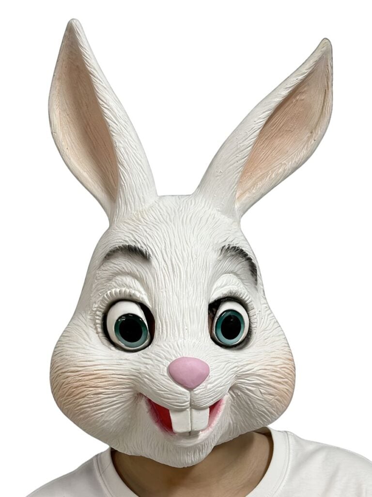 White Rabbit Latex Mask - Creative Costumes