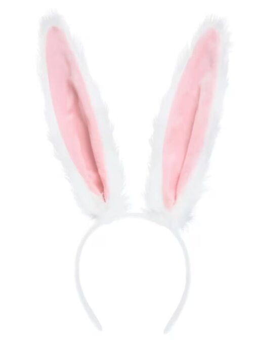 white rabbit bunny ears