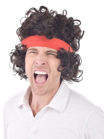 80s Tennis Aggro Wig