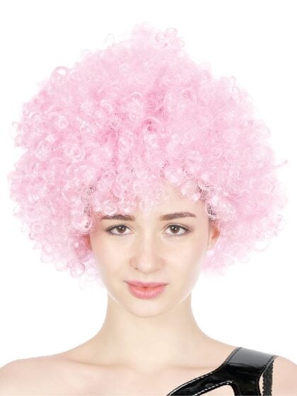 Light Pink Afro Wig