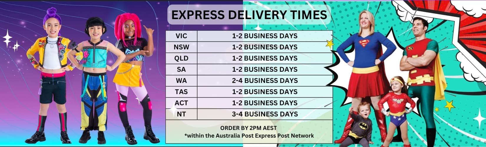 Buy Costumes Australia wide for Men and women