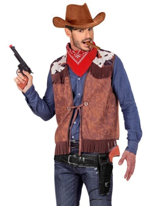 Black Western Holster and Belt