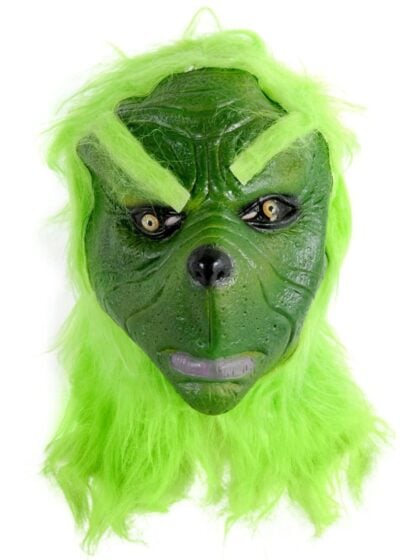 Grumpy Green Monster Mask