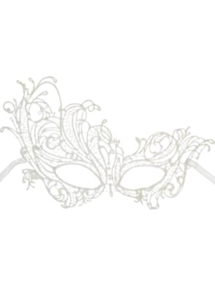White Flare Lace Mask