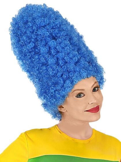 Blue Cartoon Marge Wig