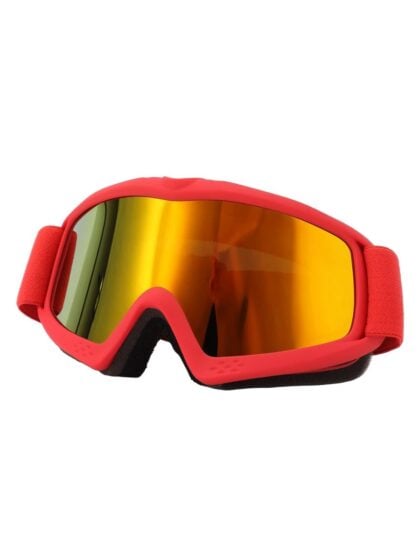 Red Retro Ski Goggles