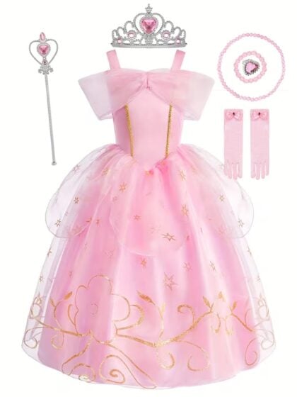 Girls Pink Princess Costume