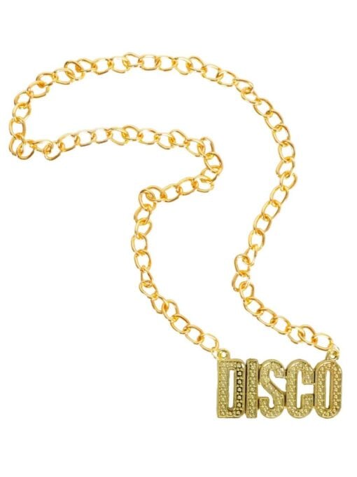Gold Disco Necklace