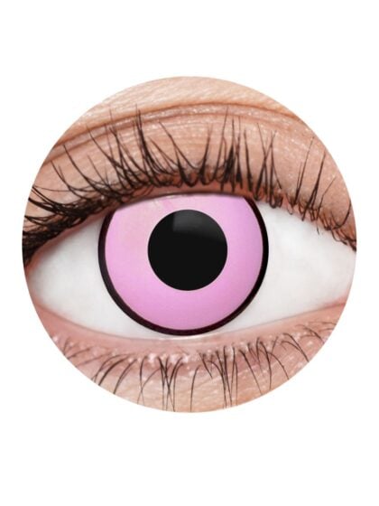 Pink Contact Lenses with black ring