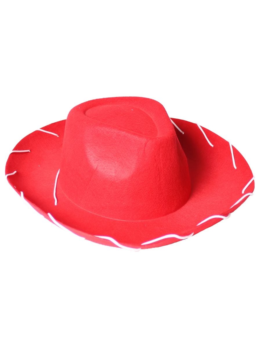 red Toy Cowboy Hat for sheriff character costumes