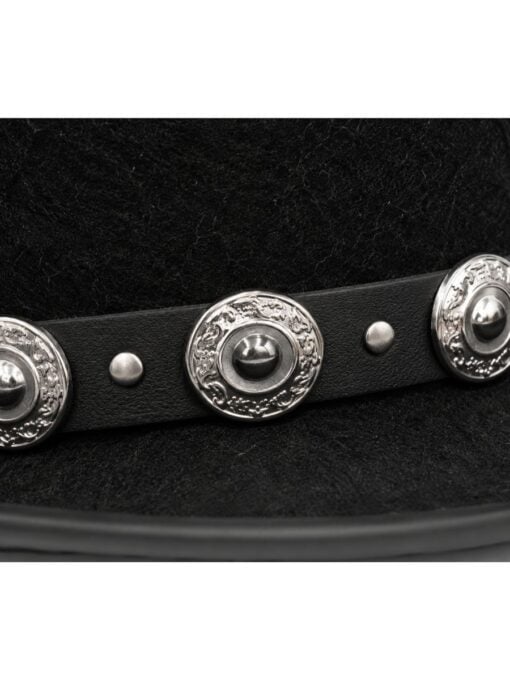 Rocker Top Hat Slash Style | 80s Rock Costume Hat - Image 5