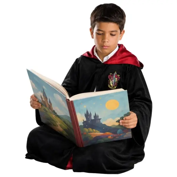 harry potter costume reading book