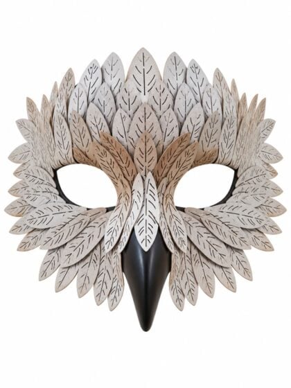 Grey Bird Mask