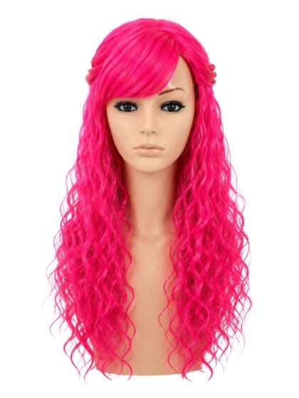 Princess Pink Curly Wig