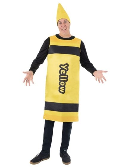 Yellow Crayon Costume with tunic and hat