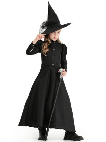 Girls Victorian witch costume