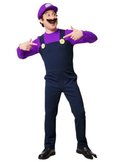 Mens Waluigi Costume
